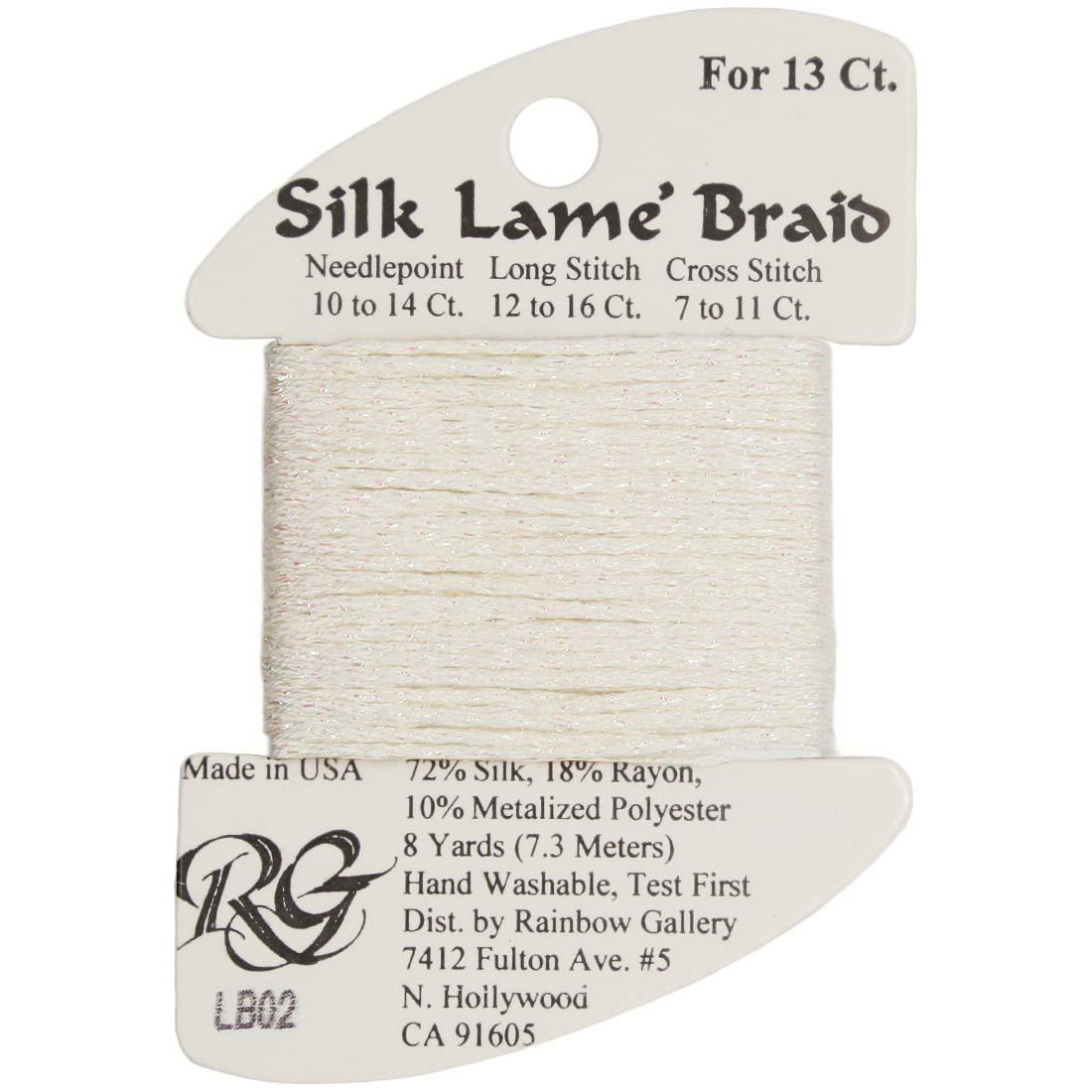 Silk Lame Braid 13 ct., Group 1