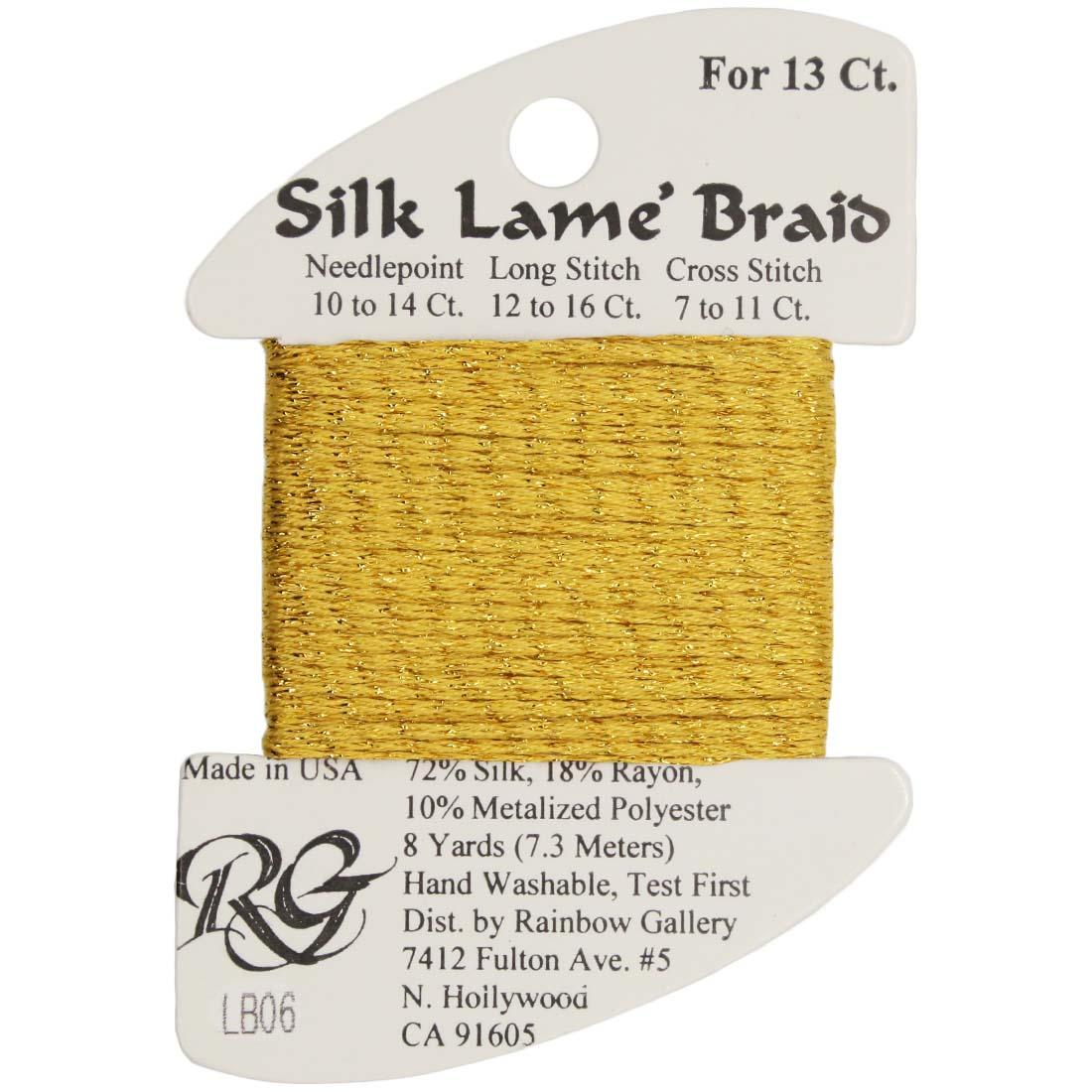 Silk Lame Braid 13 ct., Group 1