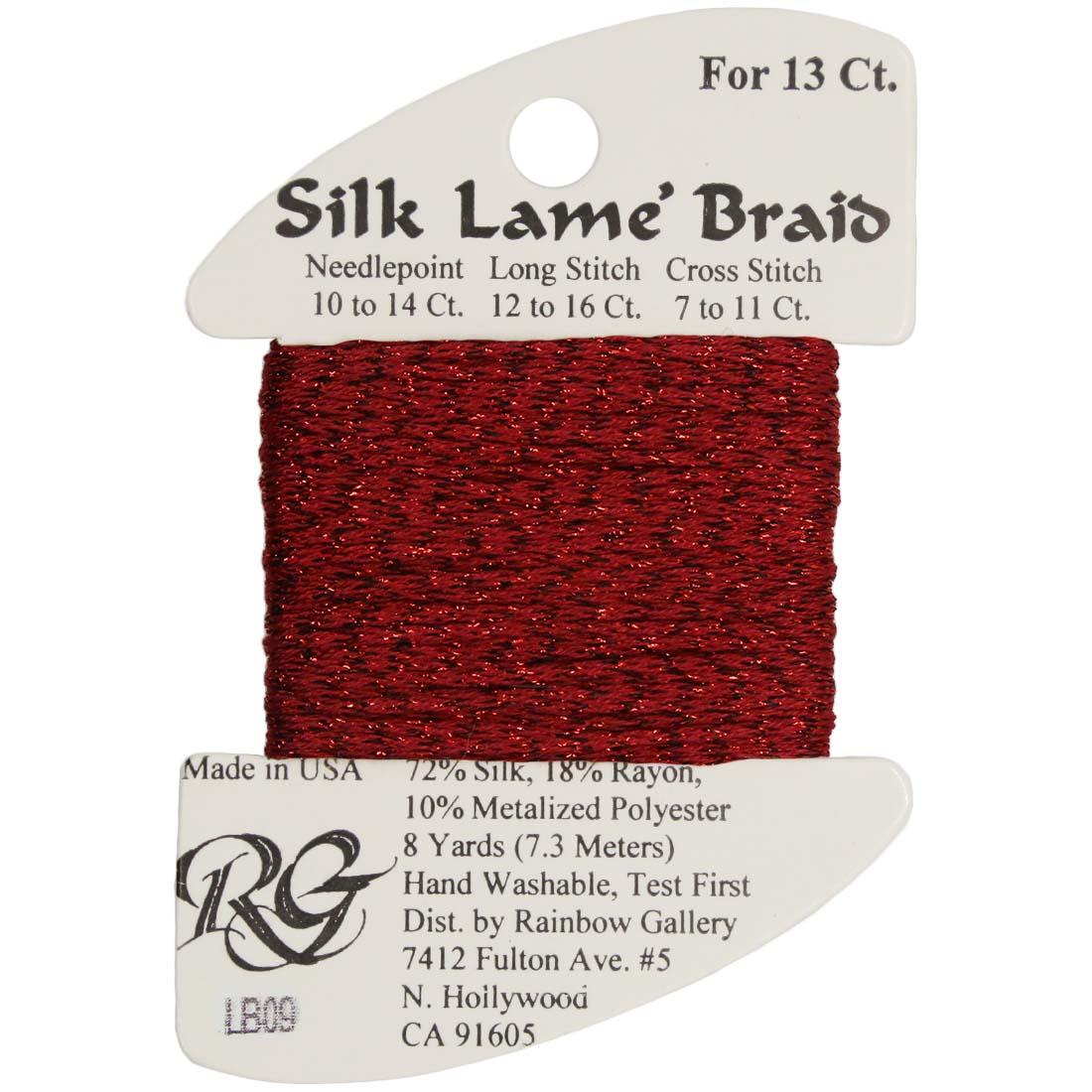 Silk Lame Braid 13 ct., Group 1