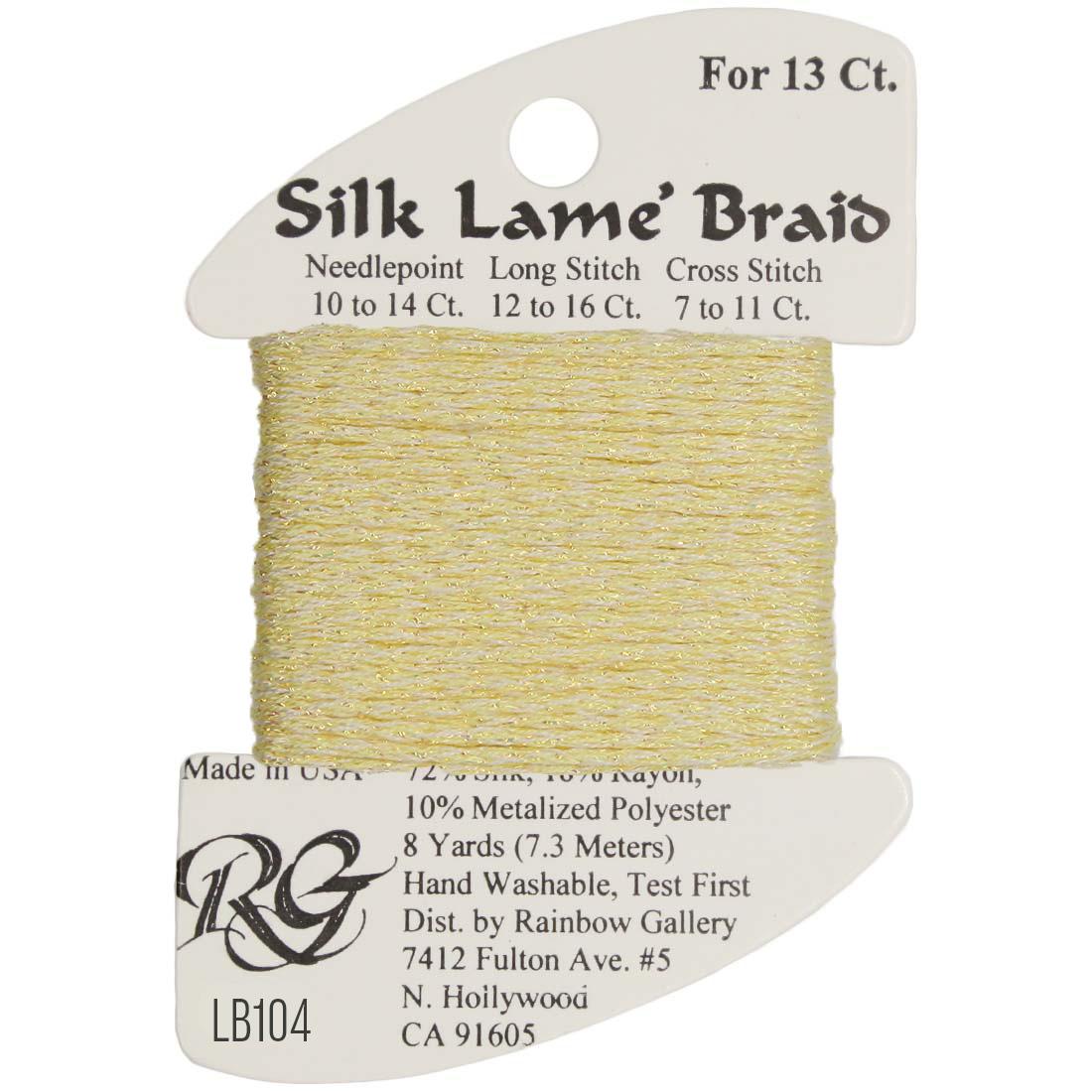 Silk Lame Braid 13 ct., Group 2