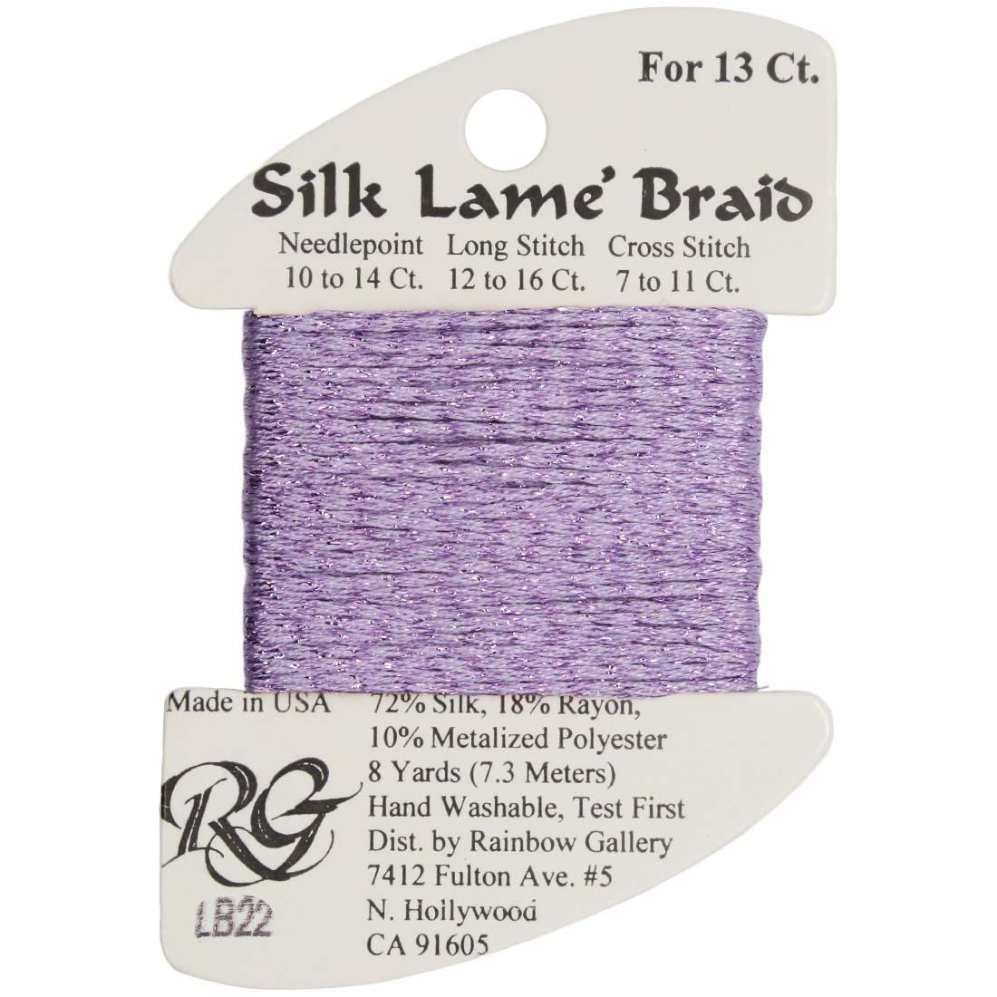 Silk Lame Braid 13 ct., Group 1