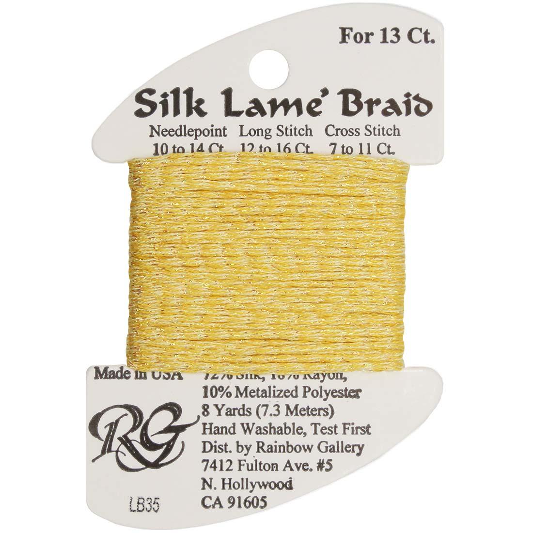 Silk Lame Braid 13 ct., Group 1