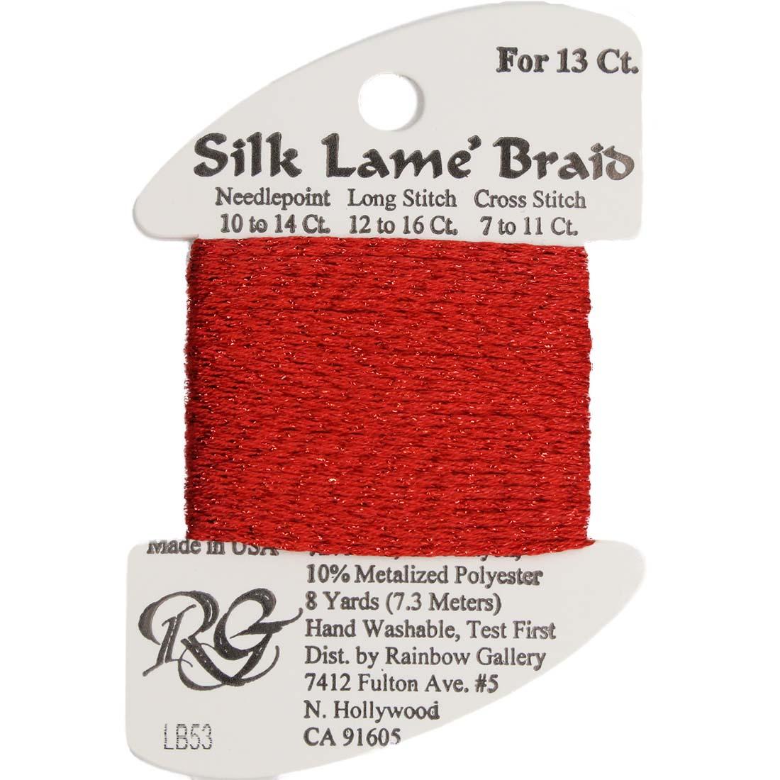 Silk Lame Braid 13 ct., Group 1