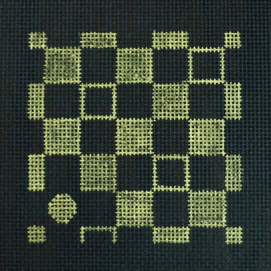 Gold Squares on Black