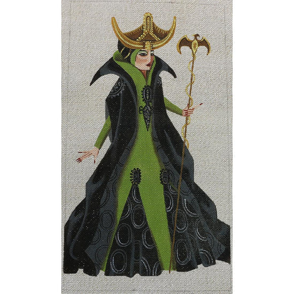 Witchy Woman Green w/ Scepter