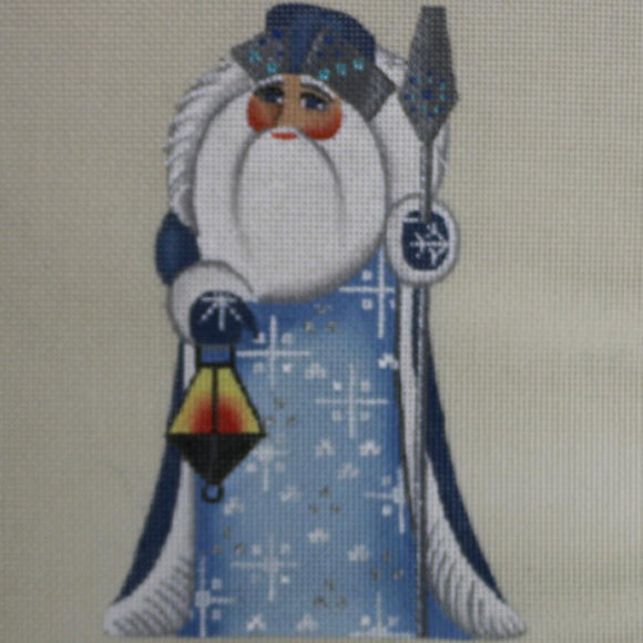 Northern Lights Santa with stitch guide
