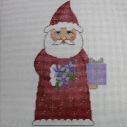 July Santa w/ Present