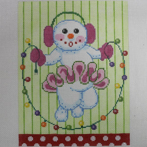 Jump Rope Snow Girl