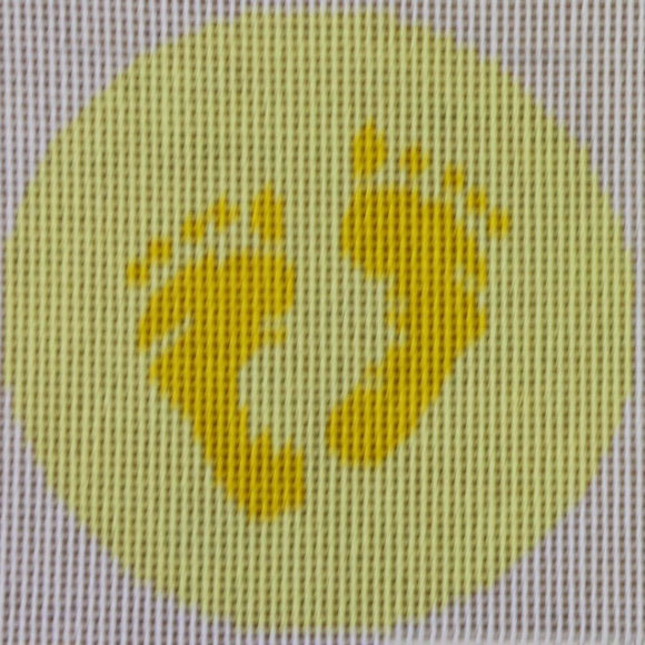 Yellow Baby Foot Prints
