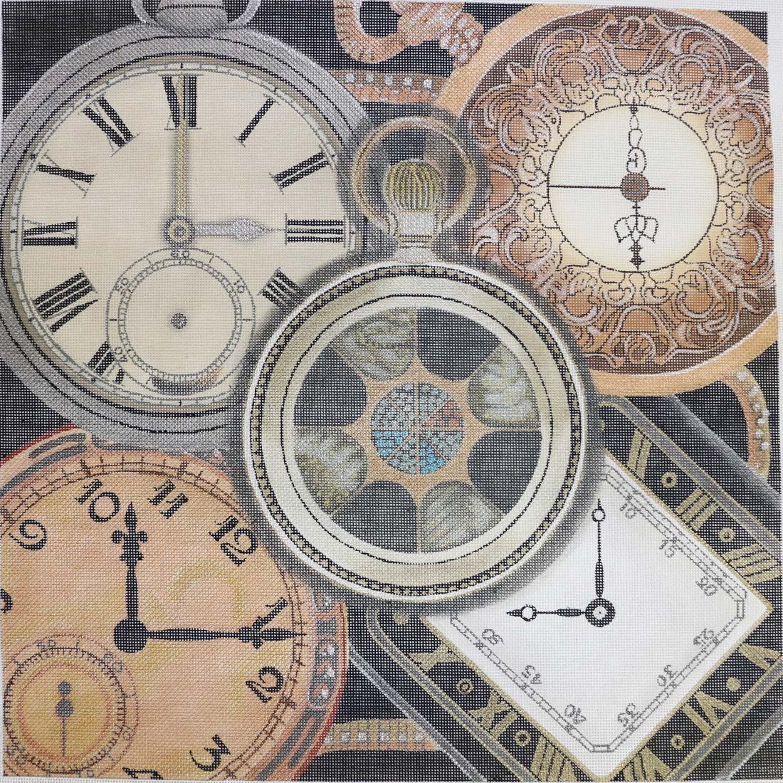 Gold Pocketwatch Collage