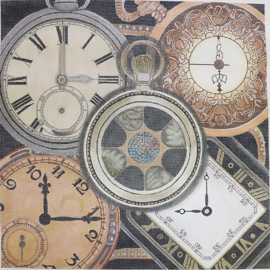 Gold Pocketwatch Collage