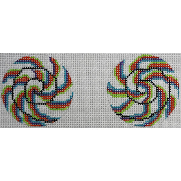 Multi-colored Swirl Lollipop