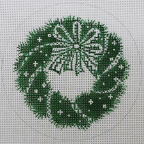 Green Wreath Round
