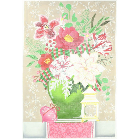 Christmas Floral Vase