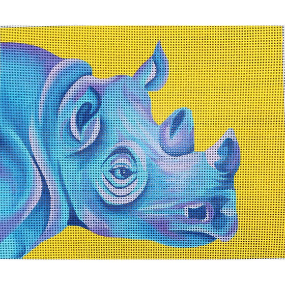 Blue/Yellow Rhino