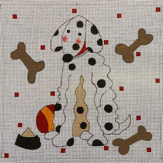 Rover, White Dog w/ Spots