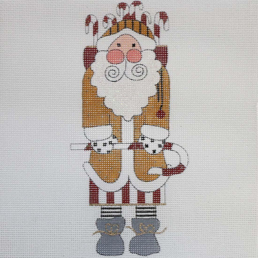 Candy Canes & Polka Dots Santa
