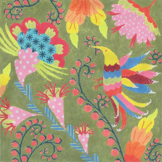Fiesta, Bird & Flowers