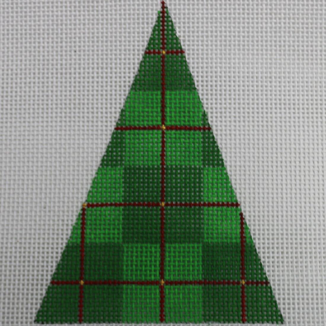 Green & Red Plaid Tree