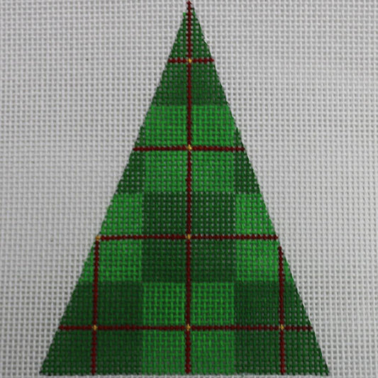 Green & Red Plaid Tree