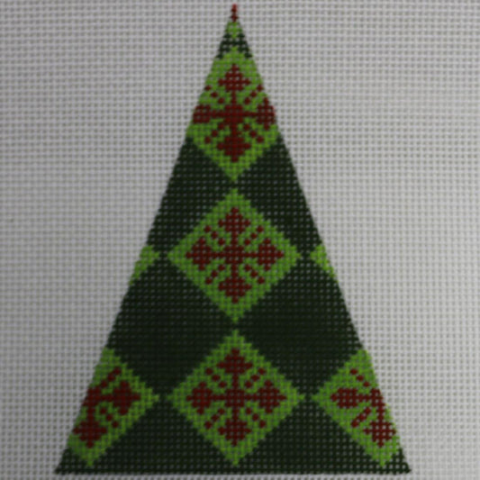 Red & Green Snowflake Tree
