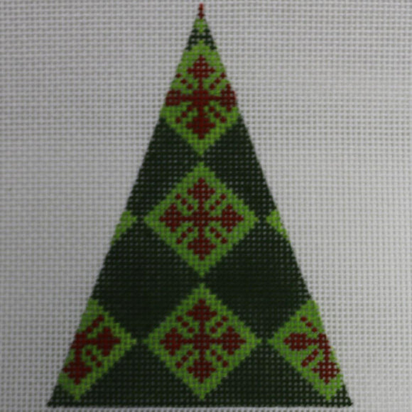 Red & Green Snowflake Tree