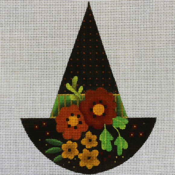 Witch Hat w/ Two Rusty Blooms