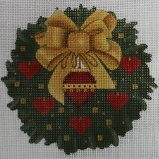 Red Hearts Wreath