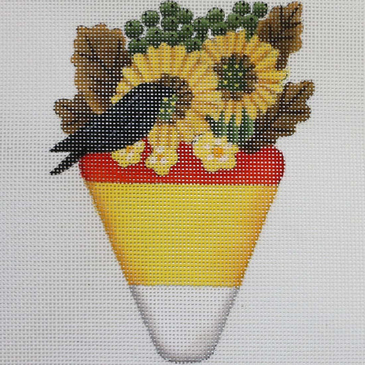 Candy Corn w/ Black Bird