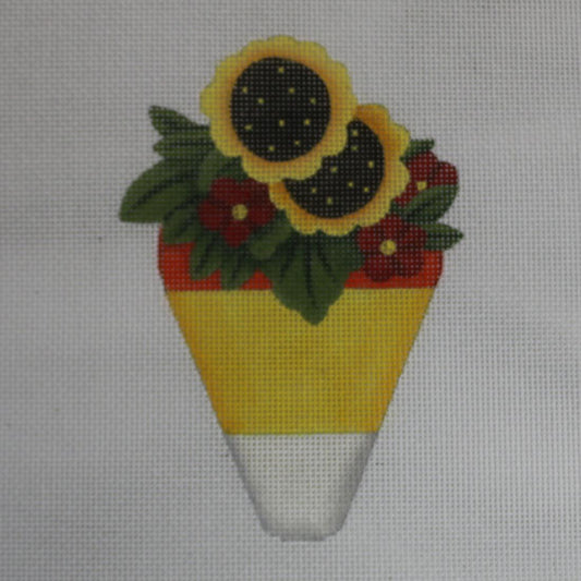 Candy Corn w/ Sunflowers