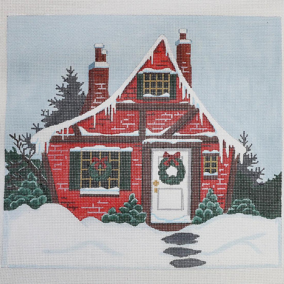 Red Winter House