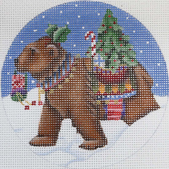 Brown Bear with Tree