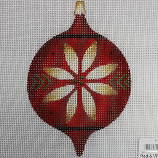 Red & White Poinsettia