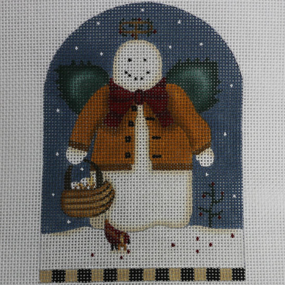 Snowman w/ Basket