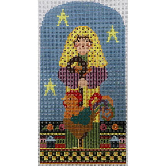 Nativity Shepherd w/ Rooster
