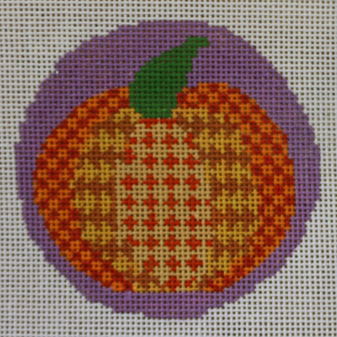 Patchwork Pumpkin Round