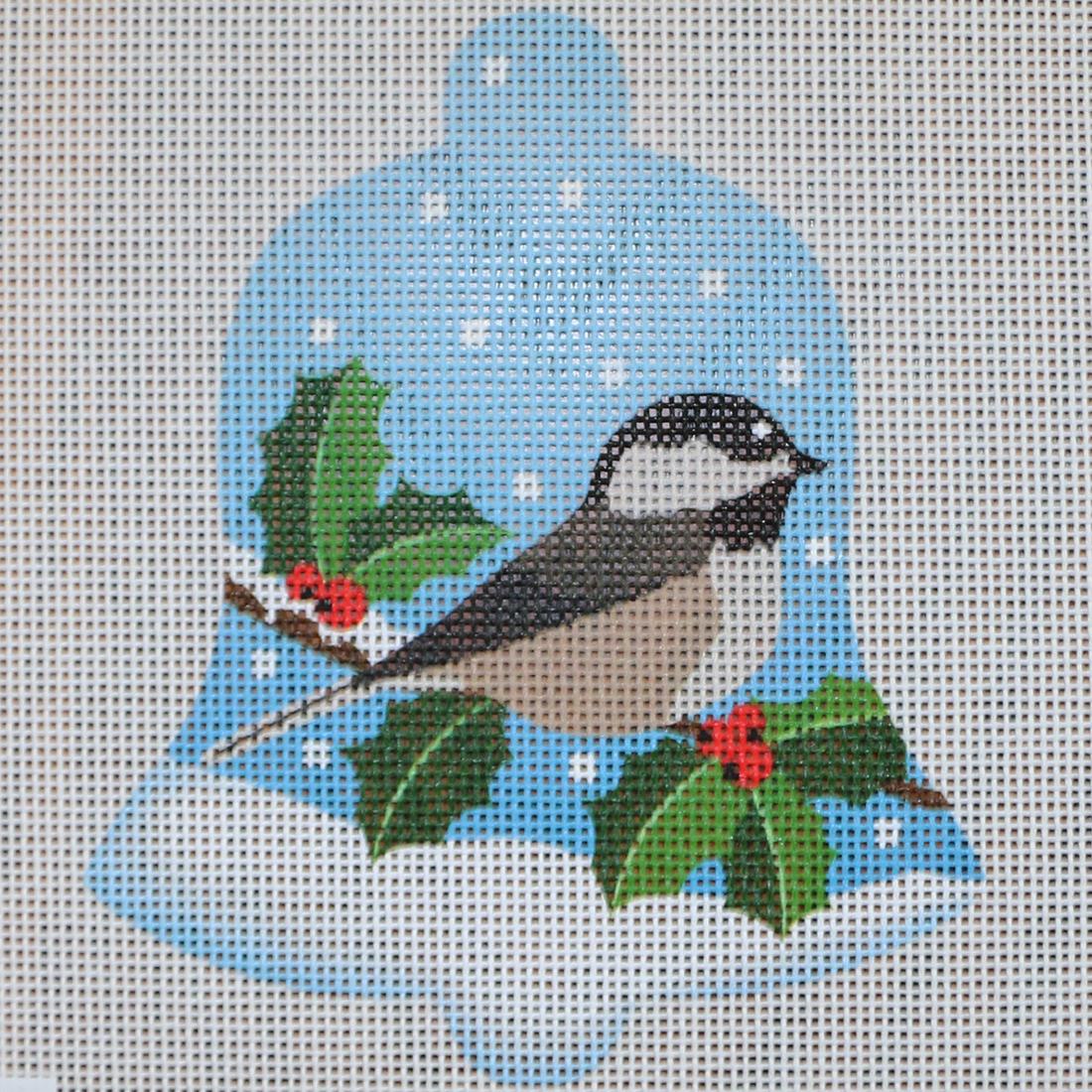Chickadee Snow Bell