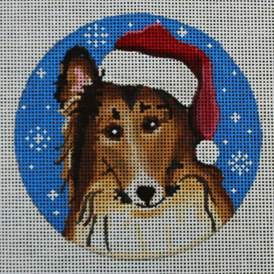 Collie Santa