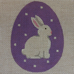Bunny on Purple Egg