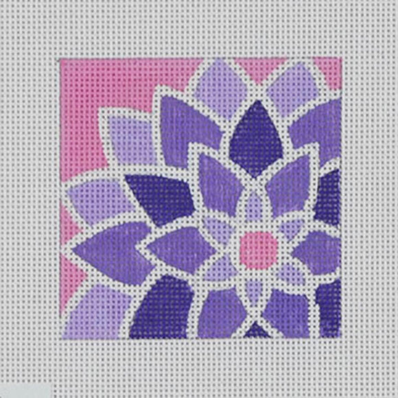 Purple Graphic Flower