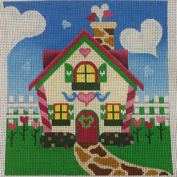 Spring House w/ Hearts