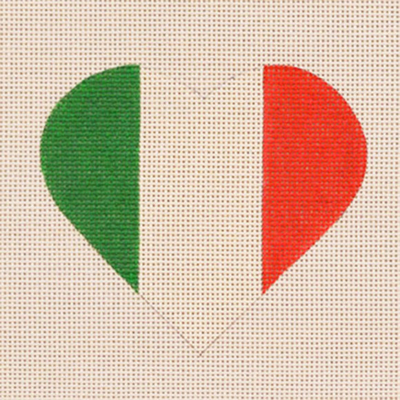 Italian Flag Heart