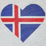 Icelanic Flag Heart