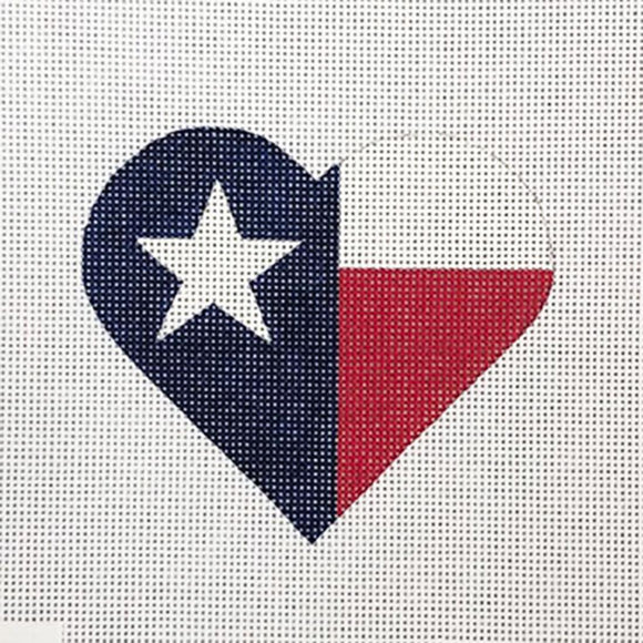 Texas Flag Heart