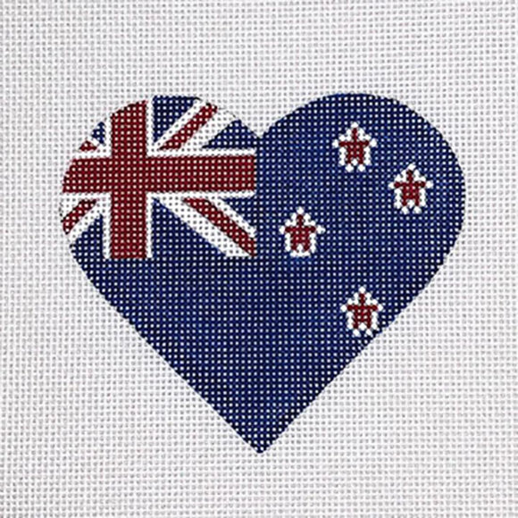 New Zealand Flag Heart