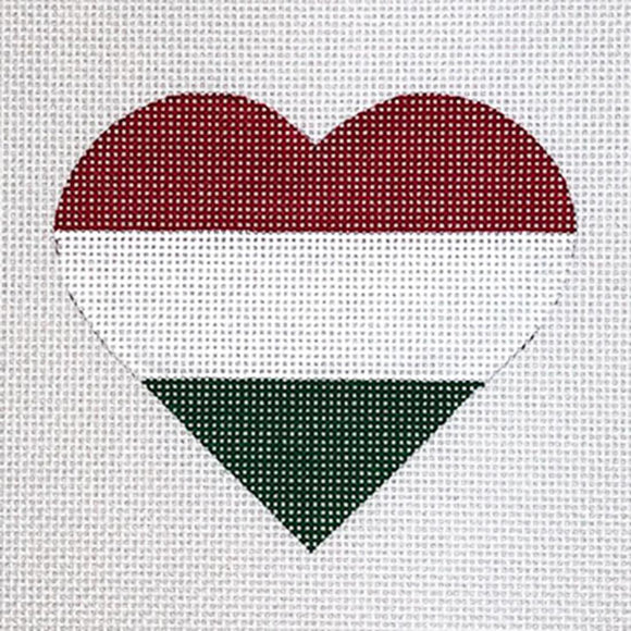 Hungary Flag Heart