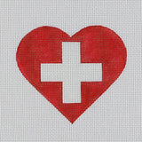 Swiss Flag Heart