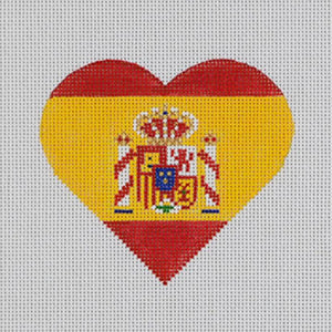 Spanish Flag Heart