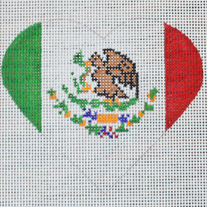 Mexican Flag Heart