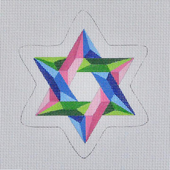 Tri-Colored Star of David